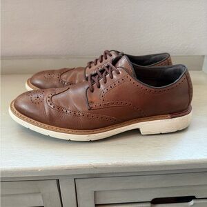 Cole Haan Brown Leather Wing Tip Shoes